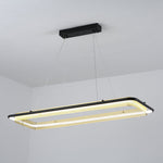 Modern Acrylic LED Round Chandelier for Dining Room and Living Room
