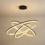 Modern Acrylic LED Round Chandelier for Dining Room and Living Room