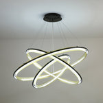 Modern Acrylic LED Round Chandelier for Dining Room and Living Room