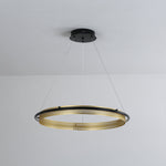 Modern Acrylic LED Round Chandelier for Dining Room and Living Room