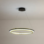 Modern Acrylic LED Round Chandelier for Dining Room and Living Room