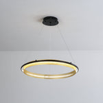 Modern Acrylic LED Round Chandelier for Dining Room and Living Room