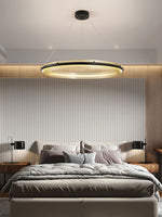 Modern Acrylic LED Round Chandelier for Dining Room and Living Room