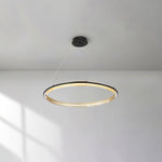 Modern Acrylic LED Round Chandelier for Dining Room and Living Room