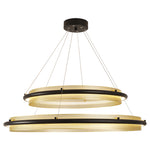 Modern Acrylic LED Round Chandelier for Dining Room and Living Room