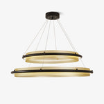 Modern Acrylic LED Round Chandelier for Dining Room and Living Room