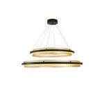 Modern Acrylic LED Round Chandelier for Dining Room and Living Room