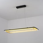 Modern Acrylic LED Round Chandelier for Dining Room and Living Room