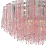 Eloria Glass Semi-Flush Ceiling Light in Gold Finish