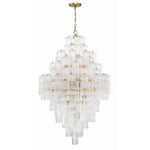 Eloria Glass Diamond Chandelier – Modern Murano Glass Pendant Light