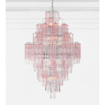 Eloria Glass Diamond Chandelier – Modern Murano Glass Pendant Light