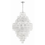 Eloria Glass Diamond Chandelier – Modern Murano Glass Pendant Light