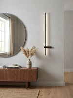 Adeline Linear Rechargeable Wall Sconce – Modern LED Vanity Light