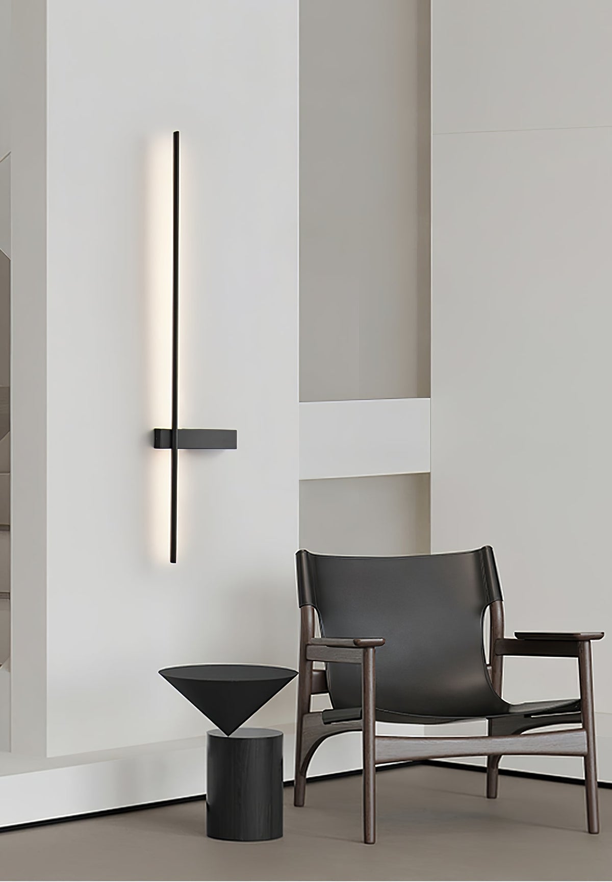 Adeline Linear Rechargeable Wall Sconce – Modern LED Vanity Light