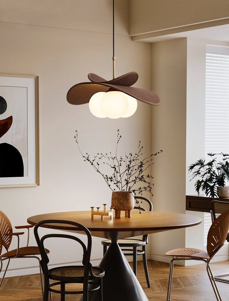 Aera Raffia Pendant Light – Natural Texture Modern Glass Pendant Lamp