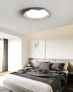 Aera Textured Microcement LED Ceiling Light in Gray, Beige, or White