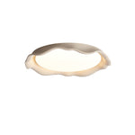 Aera Textured Microcement LED Ceiling Light in Gray, Beige, or White