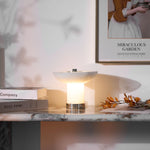 Aeralith Rechargeable Alabaster Table Lamp – Portable LED Accent Light