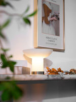 Aeralith Rechargeable Alabaster Table Lamp – Portable LED Accent Light