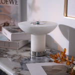 Aeralith Rechargeable Alabaster Table Lamp – Portable LED Accent Light
