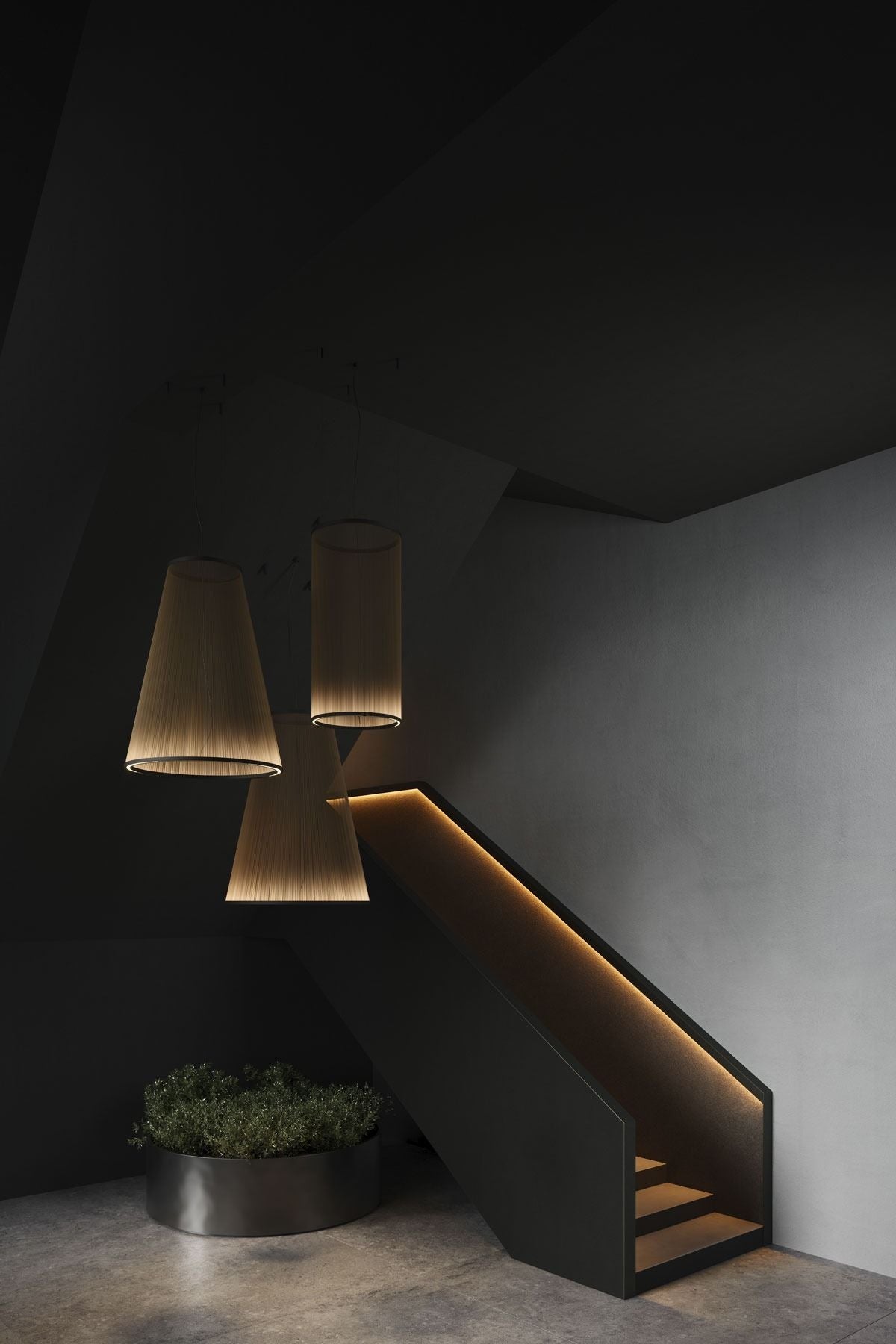 Aeris Mesh Pendant Light – Modern Conical LED Hanging Lamp for Dining & Living Spaces