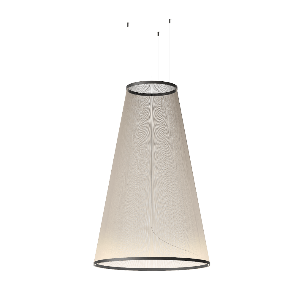Aeris Mesh Pendant Light – Modern Conical LED Hanging Lamp for Dining & Living Spaces