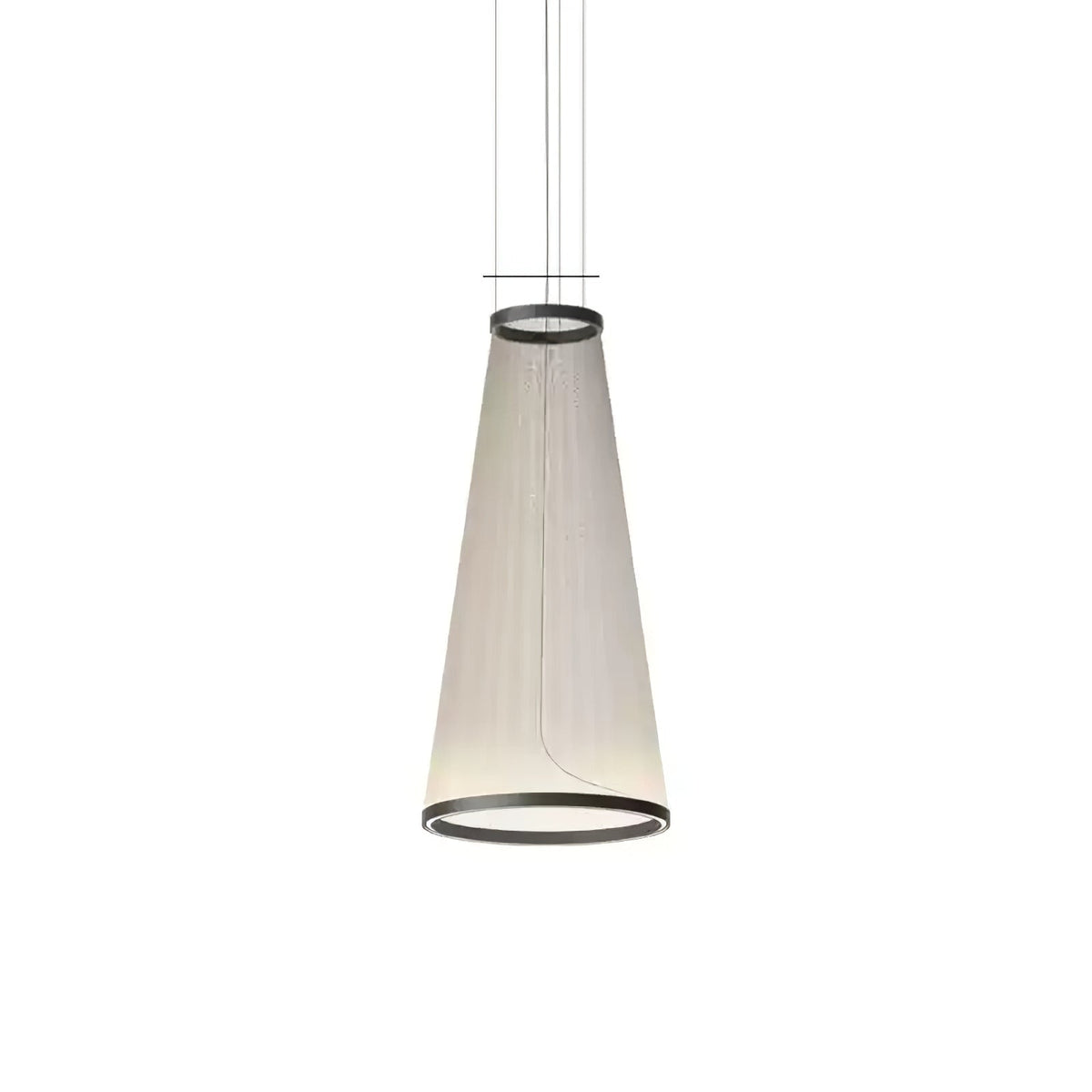Aeris Mesh Pendant Light – Modern Conical LED Hanging Lamp for Dining & Living Spaces