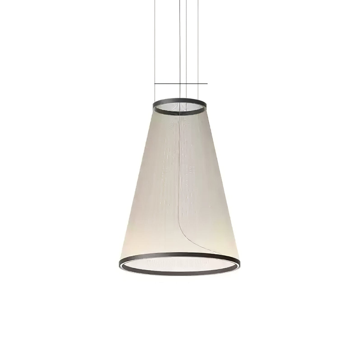 Aeris Mesh Pendant Light – Modern Conical LED Hanging Lamp for Dining & Living Spaces