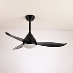 Aeris Whisper Ceiling Fan with Integrated LED Light, Scandinavian Minimalist Design