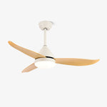 Aeris Whisper Ceiling Fan with Integrated LED Light, Scandinavian Minimalist Design
