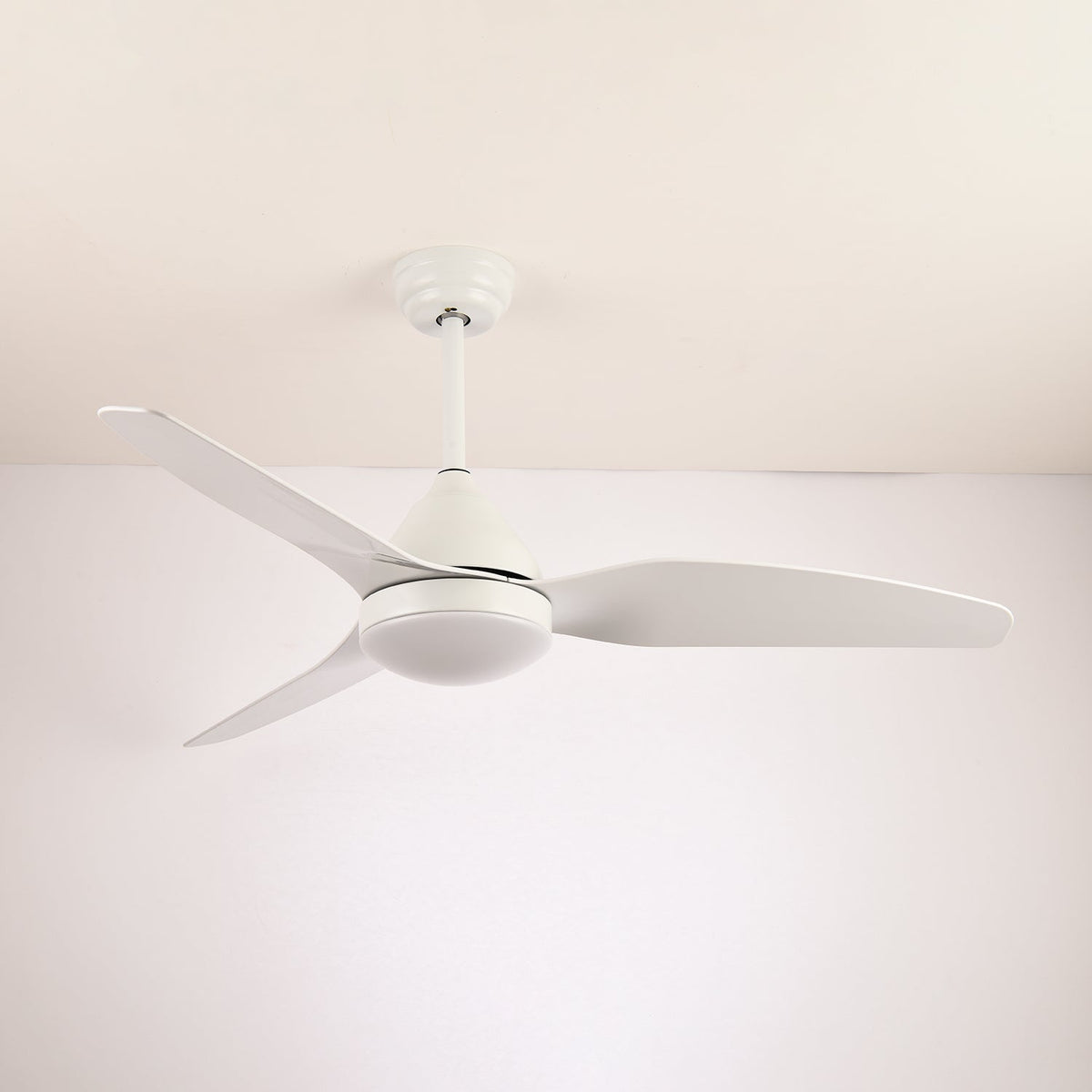 Aeris Whisper Ceiling Fan with Integrated LED Light, Scandinavian Minimalist Design