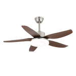 Aeroglow LED Ceiling Fan with Light – Modern Walnut Finish
