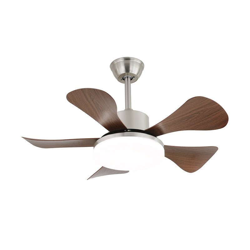 Aeroglow LED Ceiling Fan with Light – Modern Walnut Finish