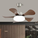 Aeroglow LED Ceiling Fan with Light – Modern Walnut Finish