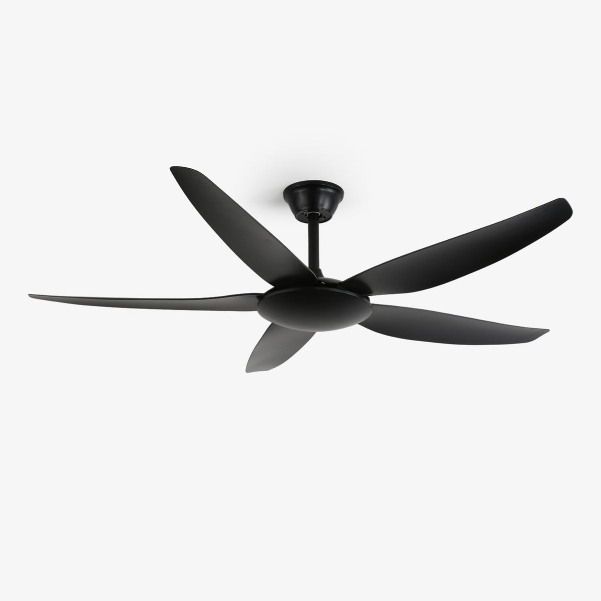 Aeron Noir Ceiling Fan with Light – Modern Black LED Fan for Living Room and Bedroom