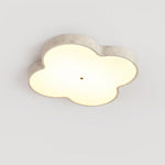 Aethel Cloud Travertine Ceiling Light — Flush Mount LED Lamp