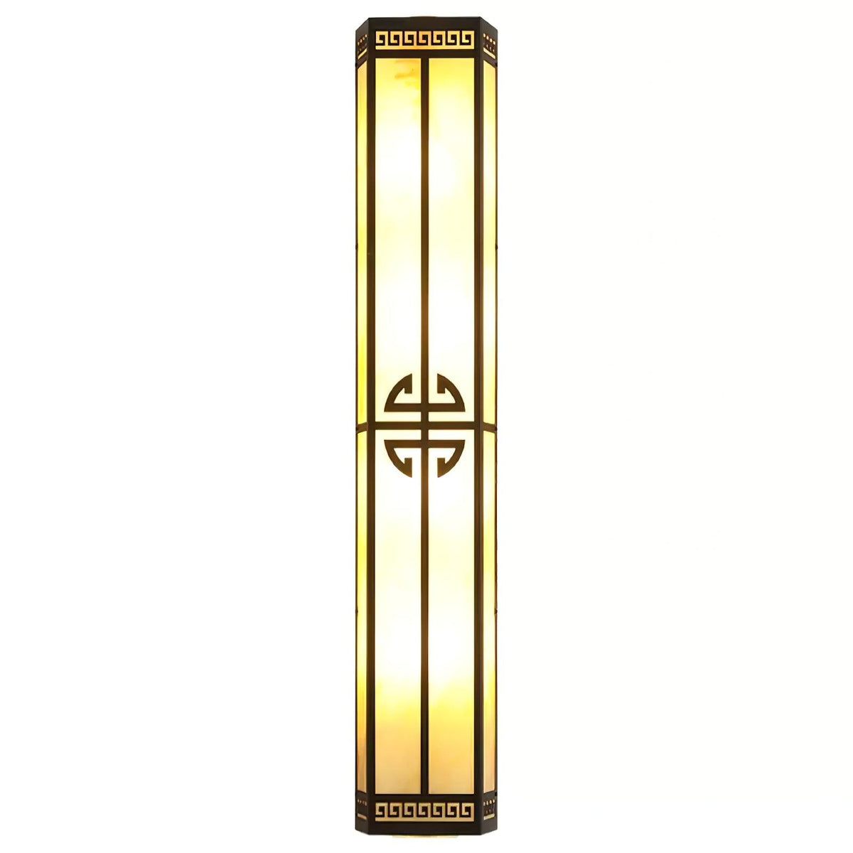 After Hours Outdoor Wall Light in Alabaster and Metal
