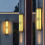 After Hours Outdoor Wall Light in Alabaster and Metal