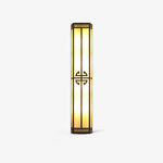 After Hours Outdoor Wall Light in Alabaster and Metal