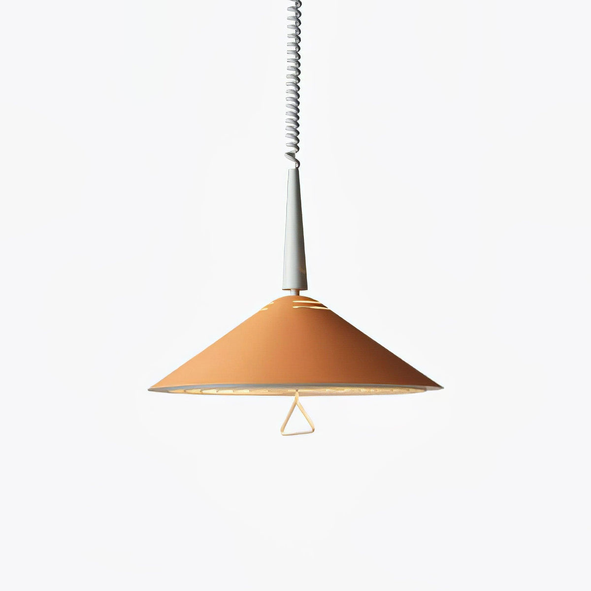 Agnes Retro Pendant Light with Retractable Cable, Mid-Century Modern Kitchen Island Lamp
