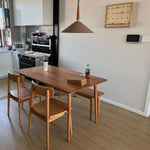 Agnes Retro Pendant Light with Retractable Cable, Mid-Century Modern Kitchen Island Lamp