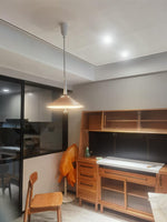 Agnes Retro Pendant Light with Retractable Cable, Mid-Century Modern Kitchen Island Lamp