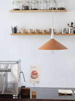 Agnes Retro Pendant Light with Retractable Cable, Mid-Century Modern Kitchen Island Lamp