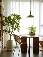 Agnes Retro Pendant Light with Retractable Cable, Mid-Century Modern Kitchen Island Lamp