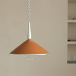 Agnes Retro Pendant Light with Retractable Cable, Mid-Century Modern Kitchen Island Lamp