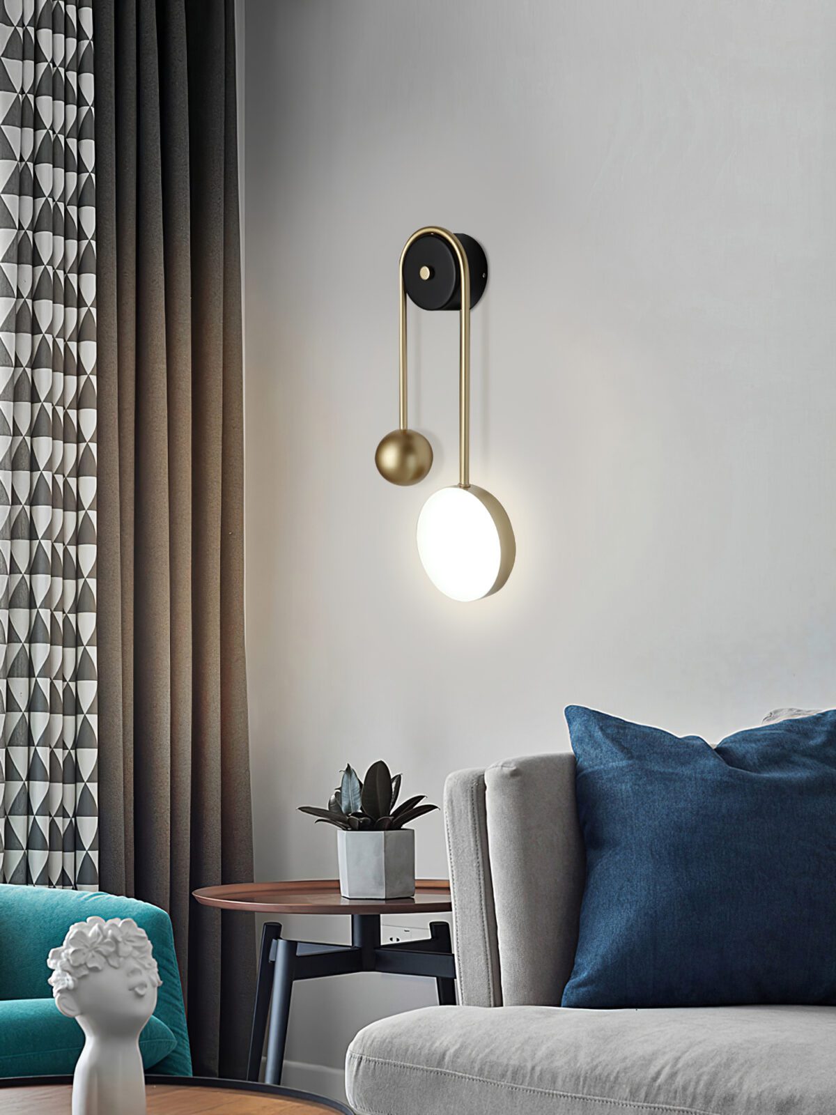 Aimee Single Pendulum Wall Light