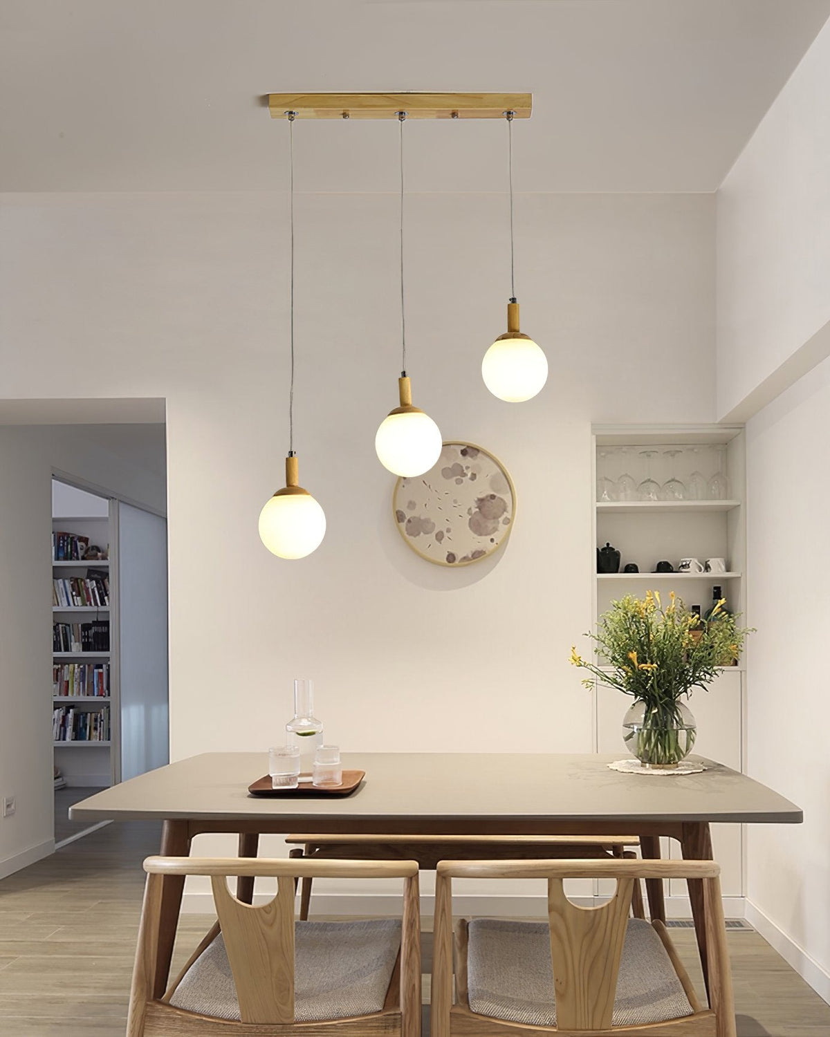 Airi Minimalist Wooden Pendant Lamp
