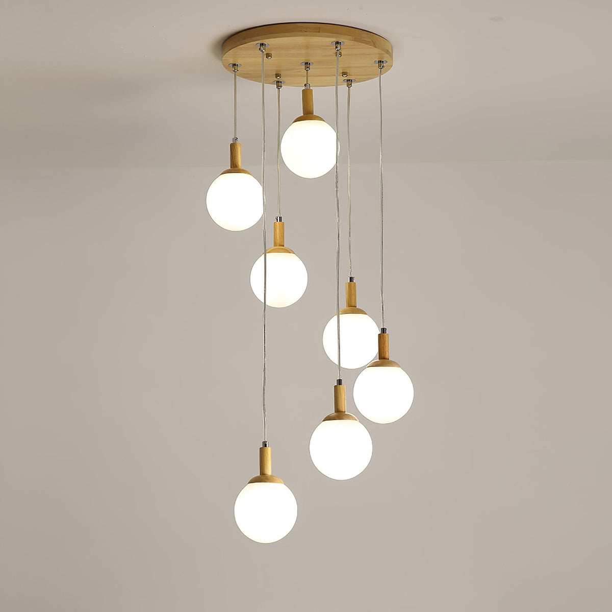 Airi Minimalist Wooden Pendant Lamp