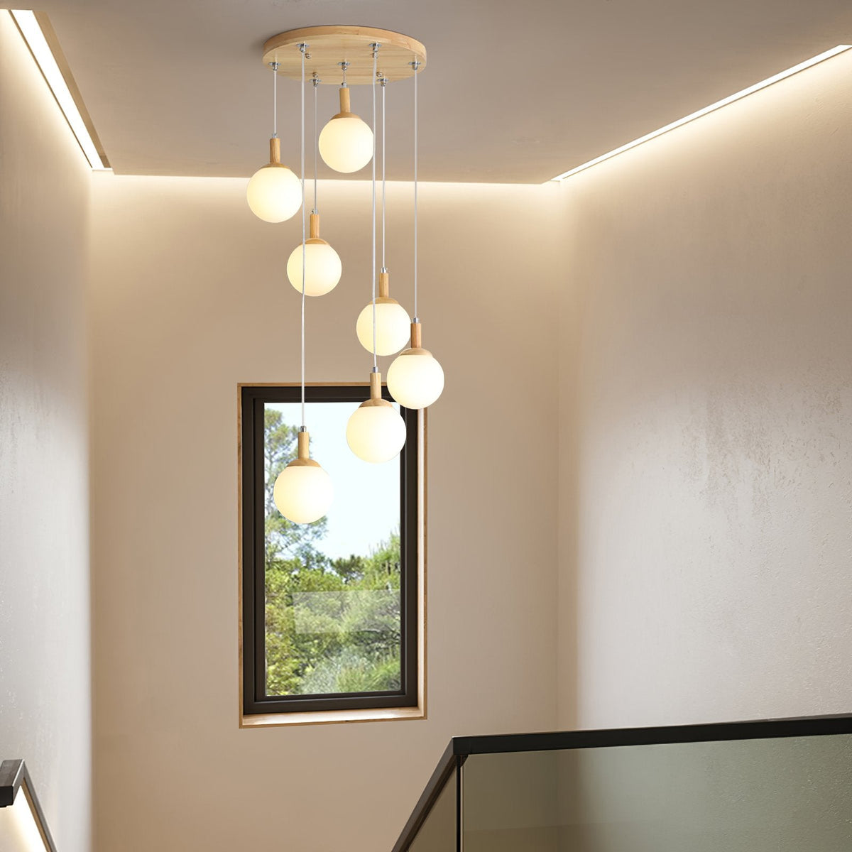 Airi Minimalist Wooden Pendant Lamp