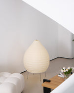Washi Paper Floor Lamp – Handcrafted Rice Paper Lantern for Modern Interiors